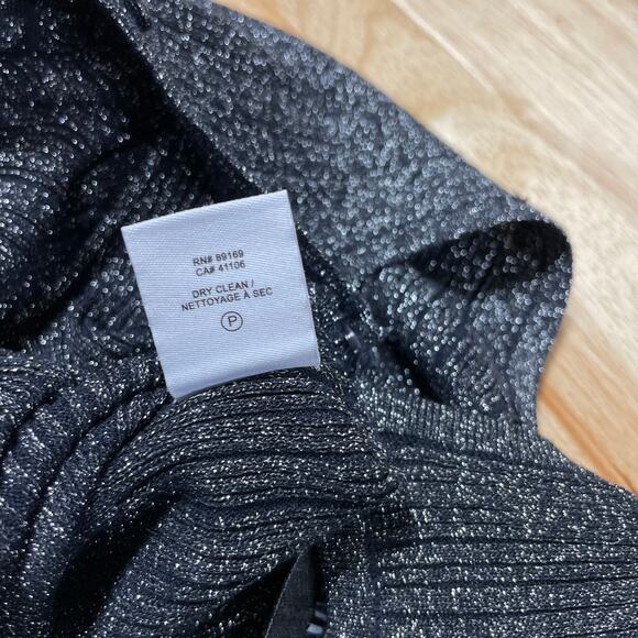 DEREK LAM 10 CROSBY NWT Kailani Ruffle Sleeve Knit Jumpsuit Size L NO BELT - Picture 10 of 11